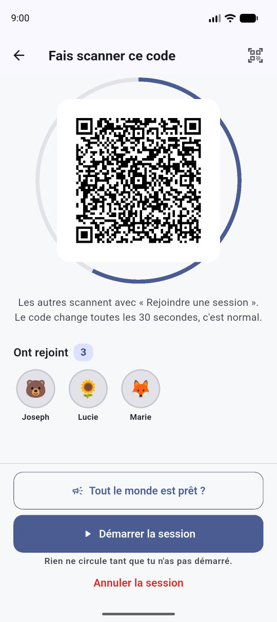 Le code que les autres scannent, face à face.